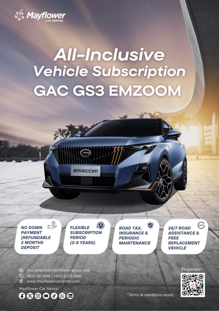 All-Inclusive Vehicle Subscription GAC GS3 EMZOOM