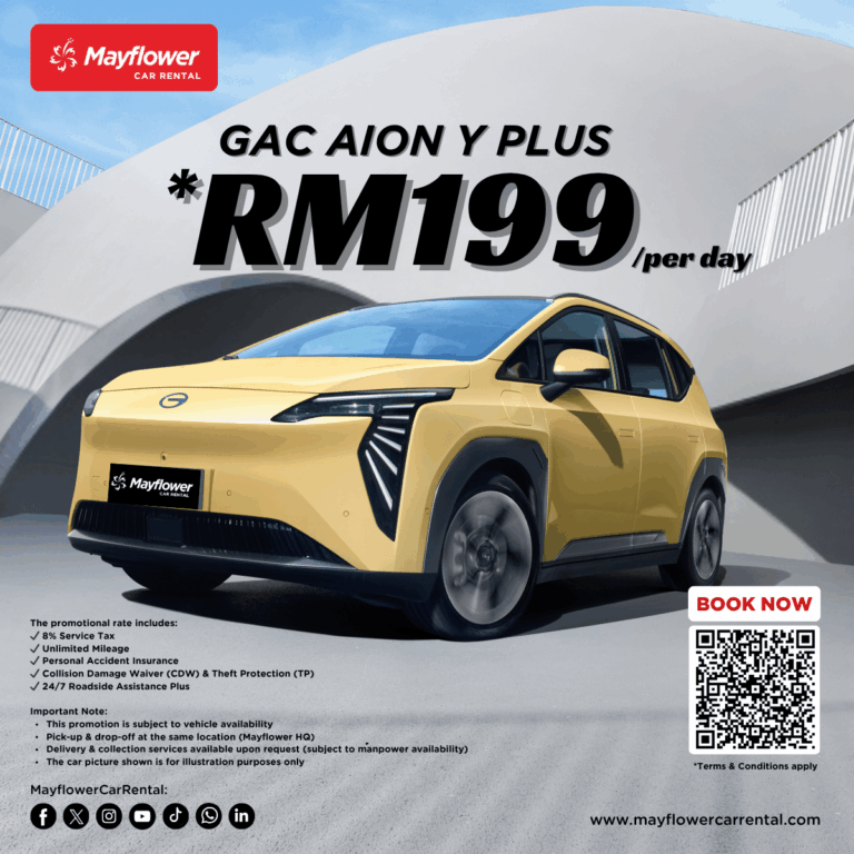 GAC AION Y PLUS *RM199/perday